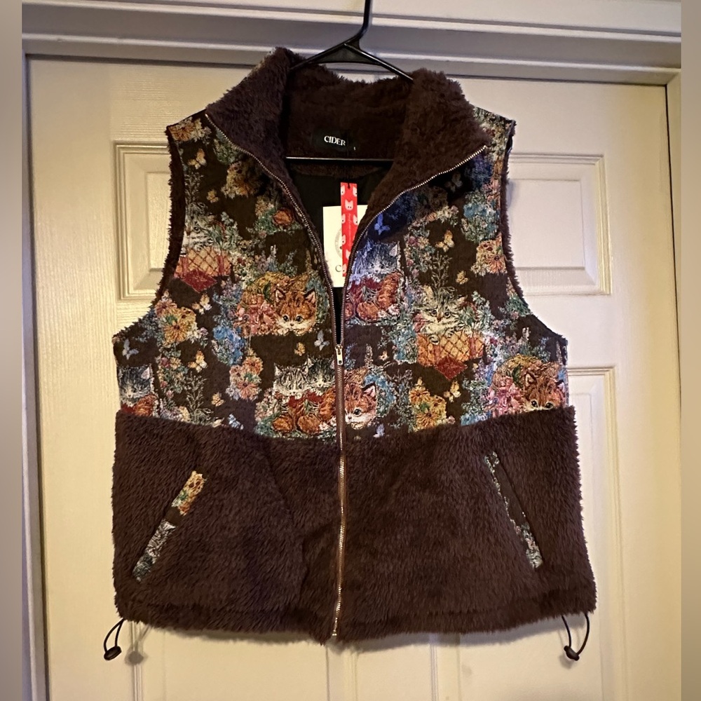 Cider cute kitten vest